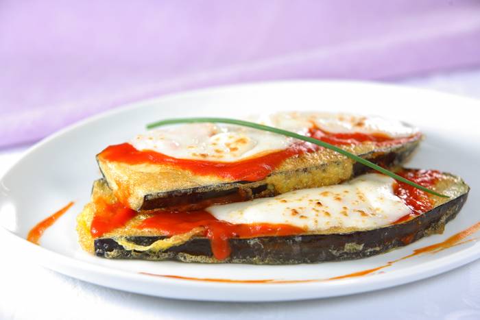 Berenjenas con mozzarella