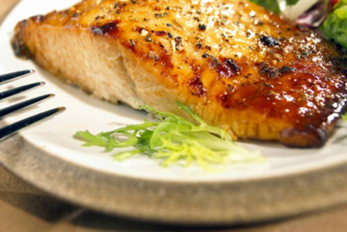 Salmón marinado
