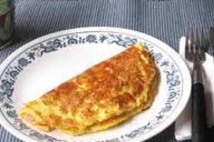 Tortilla de atun y cebolla