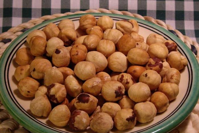 Salsa de avellanas