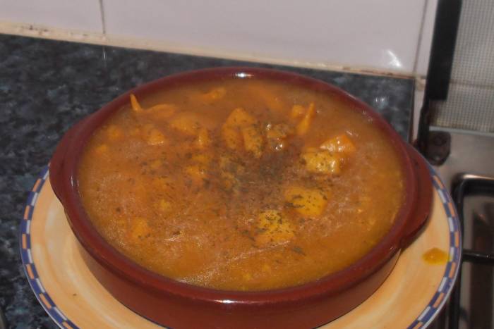 Jibia en salsa