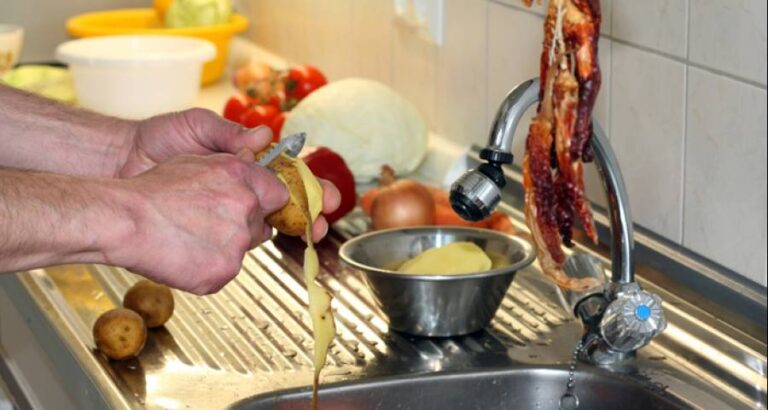 Patatas torneadas