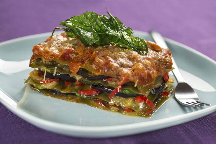 Lasaña vegetariana