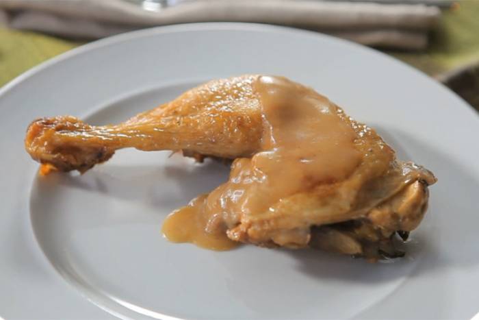 Pollo a la cerveza