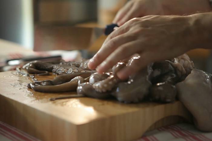 Preparar el pulpo