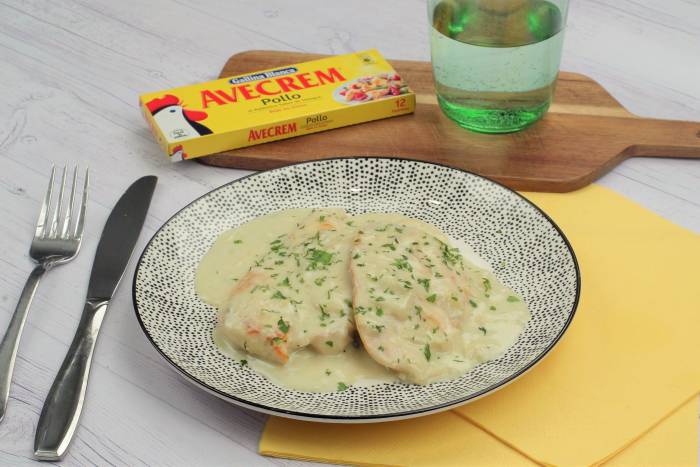 Pollo al roquefort