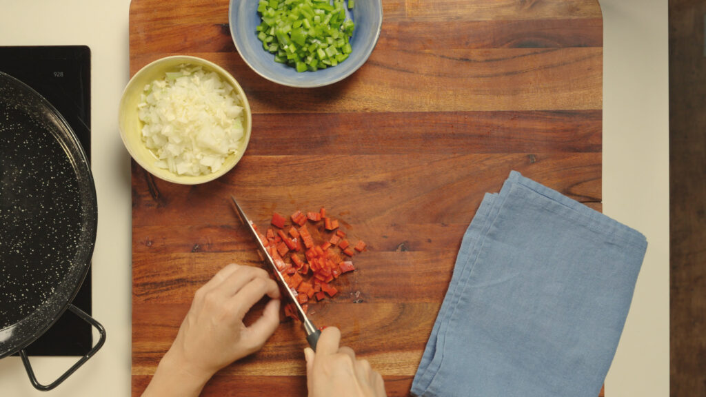 Preparativos en la cocina