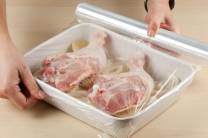 Cocinar el pollo al microondas