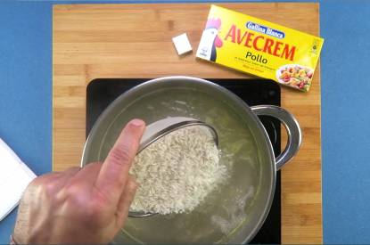 Preparar el arroz