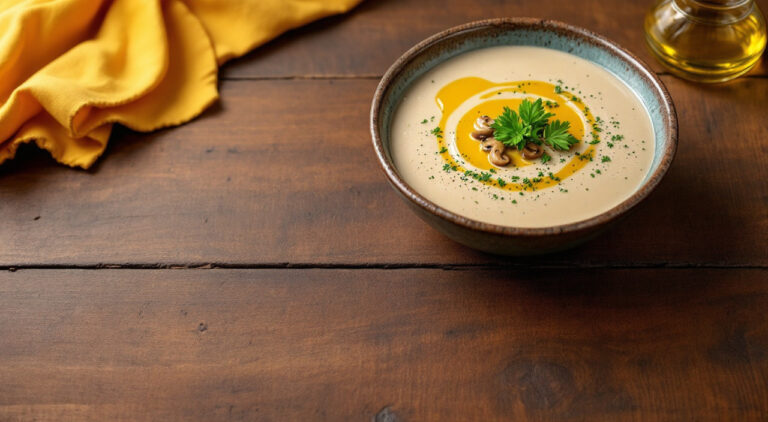 Crema de champiñones o de espárragos trigueros light ideal para dietas