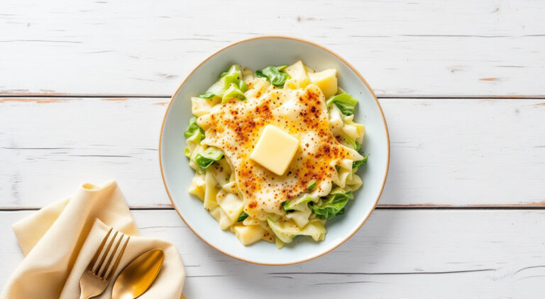 Repollo gratinado