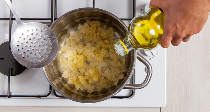 La pasta suelta y sabrosa