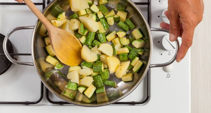Una crema de verduras más densa