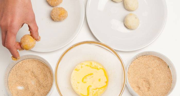 Tus croquetas, bien crujientes