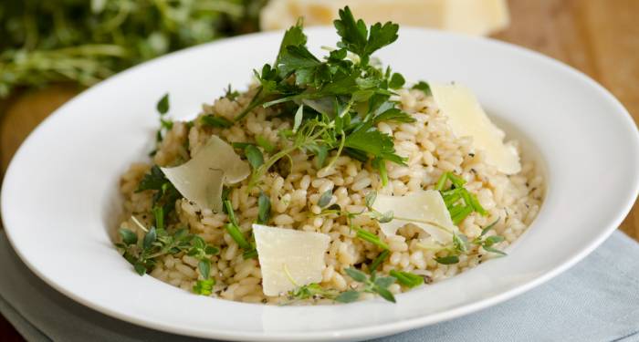 La clave de un buen risotto es remover