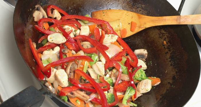 Verduras crujientes y muy sanas